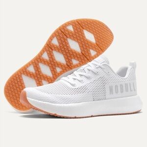 NOBULL White Drive Mesh Sneakers New NIB W 7.5 shoes hybrid trainers athletic